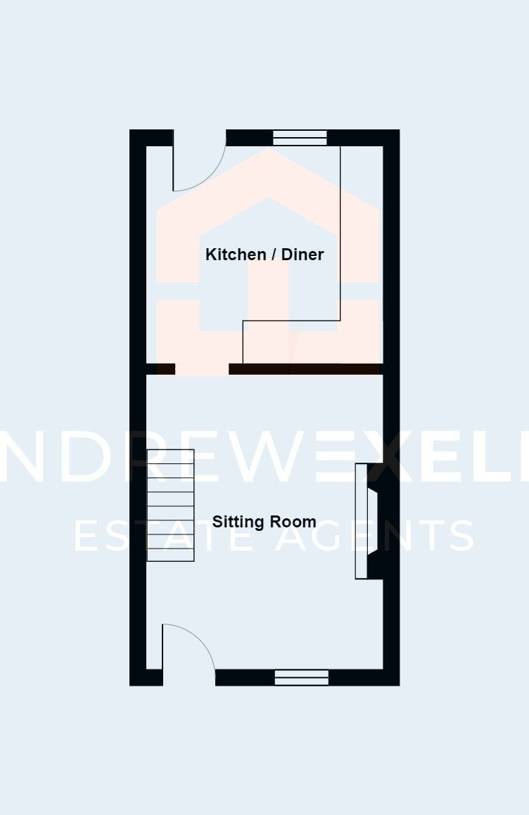 Floorplan of Trunglemoor Cottages, Paul, Cornwall, TR19 6UF